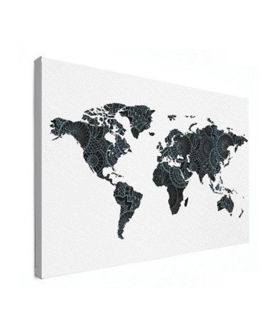 ▷ Toile Murale Carte du Monde